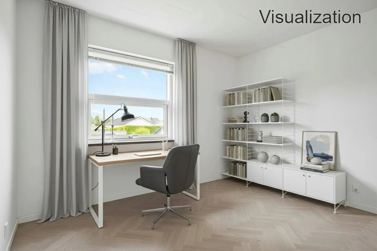 Visualization example with watermark